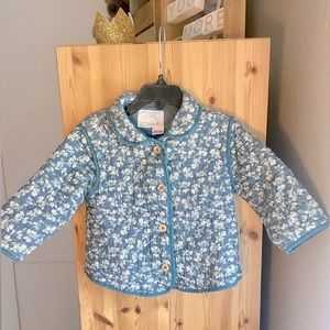 Zara Floral Shirt Jacket
